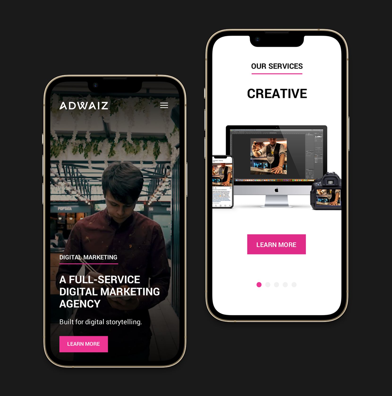 Adwaiz Homepage Mobile
